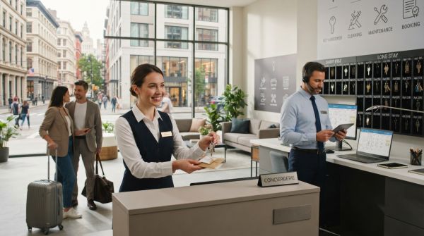 Impact de la conciergerie sur la location courte et longue durée
